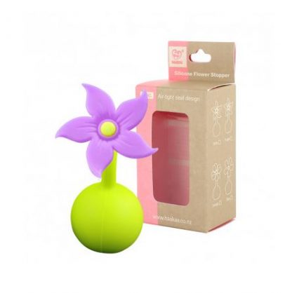 Paarse bloem stopper