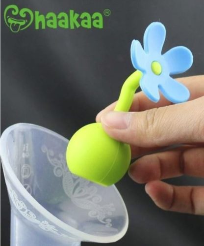 Blauwe bloem stopper